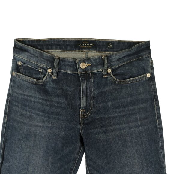 Lucky Brand The Sweet Jean Straight Denim Blue Jeans Women's Size 6/28 Reg - Picture 3 of 8